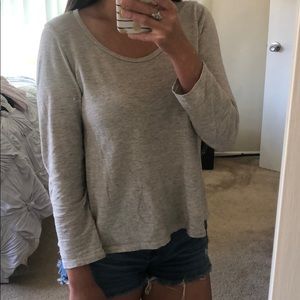CP shades small stripe long sleeve top